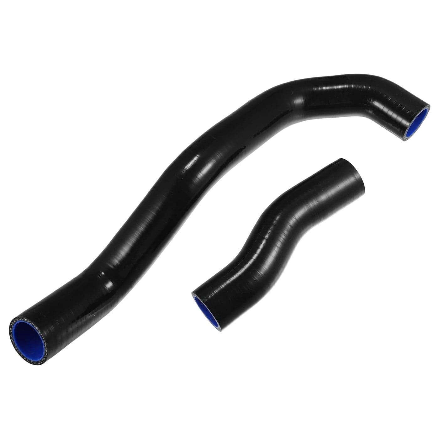 X AUTOHAUX 2 Pcs Black 1 14 ID Silicone Radiator Coolant Hose Pipe Tubing for Toyota for LEXUS IS300 ALTEZZA JCE10 2JZGE 19982005