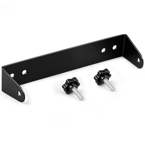 Zonon 1 Set Radio Replacement Mounting Bracket Compatible with Cobra 29 or Uniden 78 CB Radio with 2pcs 5mm Bracket Knobs