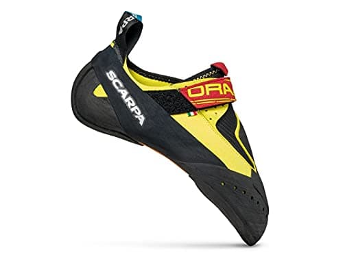 SCARPA Drago Rock Climbing Shoes for Sport Climbing and Bouldering - Specialized Performance for Sensitivity - Yellow - 6.5