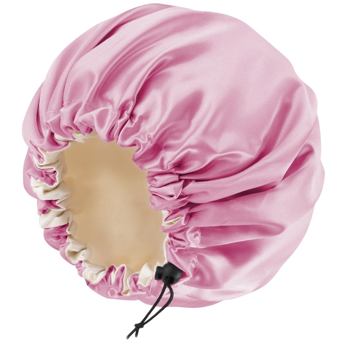 Satin Silk Bonnet for Curly Hair Bonnet Braid Bonnet for Sleeping Bonnets for Women Large DoubleLayer Adjustable Dark Pink