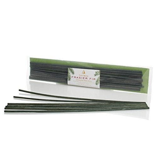 Thymes Unscented Reed Diffuser Sticks - for Use in Oil Diffuser - Rattan Wood Sticks (14 Replacement Reeds)