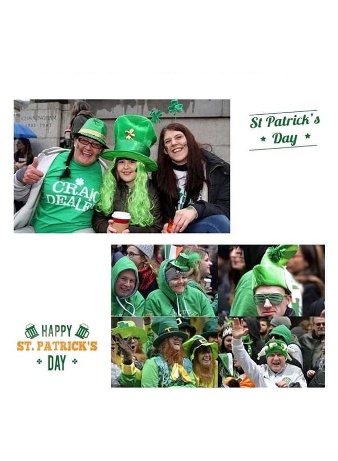 St Patricks Day Tattoos 10 Sheets 60+ Styles Shamrock Tattoos St. Patrick's Day Accessories Party Favors Decorations-A HIT for Your Event
