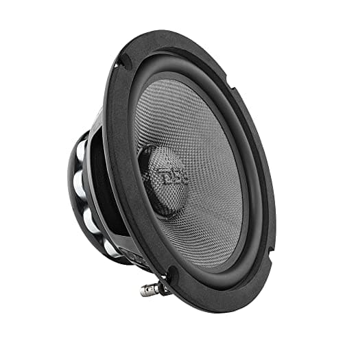DS18 PRO-CF8.4NR 8 Inches Water Resistant Loudspeaker - Mid-Bass Carbon Fiber Cone and Neodymium Rings Magnet 600 Watts 4-Ohms - Ideal for Motorcycle & Motorsports (1 Speaker)