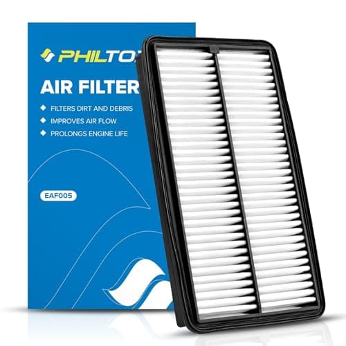 PHILTOP Engine Air Filter CA10013 Replacement for Honda Odyssey 2005-2010, Pilot 2009-2015, Acura MDX 2007-2009 - V6 Engine, Rigid Panel