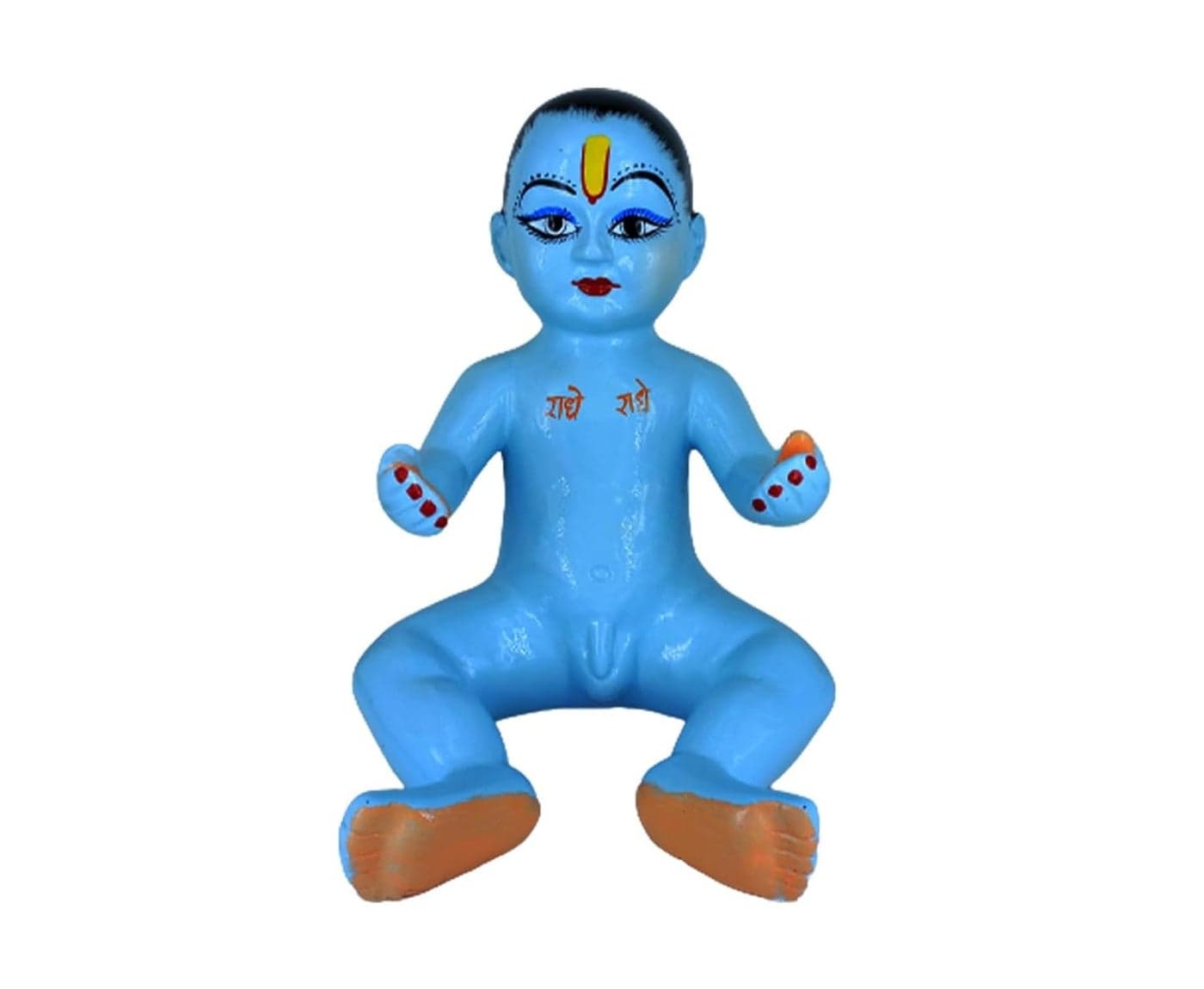 Patitpavan Cultured Marble Hand Crafted Statue of Laddu Gopal kanha ji Statue Murti Bal Gopal Idol Blue for Pooja Gift HomeOffice Decoration Size 11inch Religious