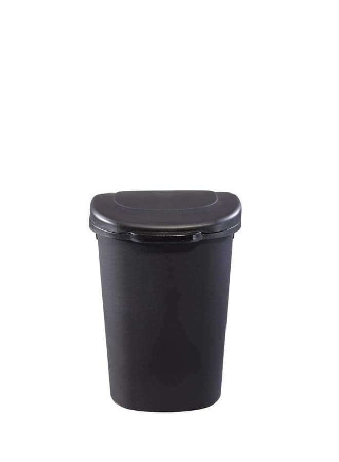 Rubbermaid Touch Top Lid Trash Can For Home Kitchen And Bathroom Garbage 13 Gallon Black