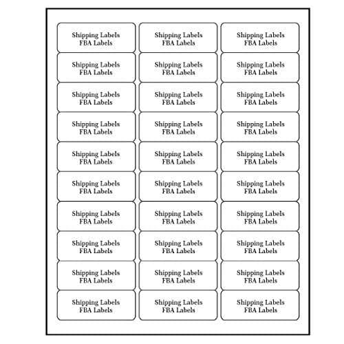 Address Labels for Inkjet Printers 1" x 2-5/8", Pack of 3000 Labels