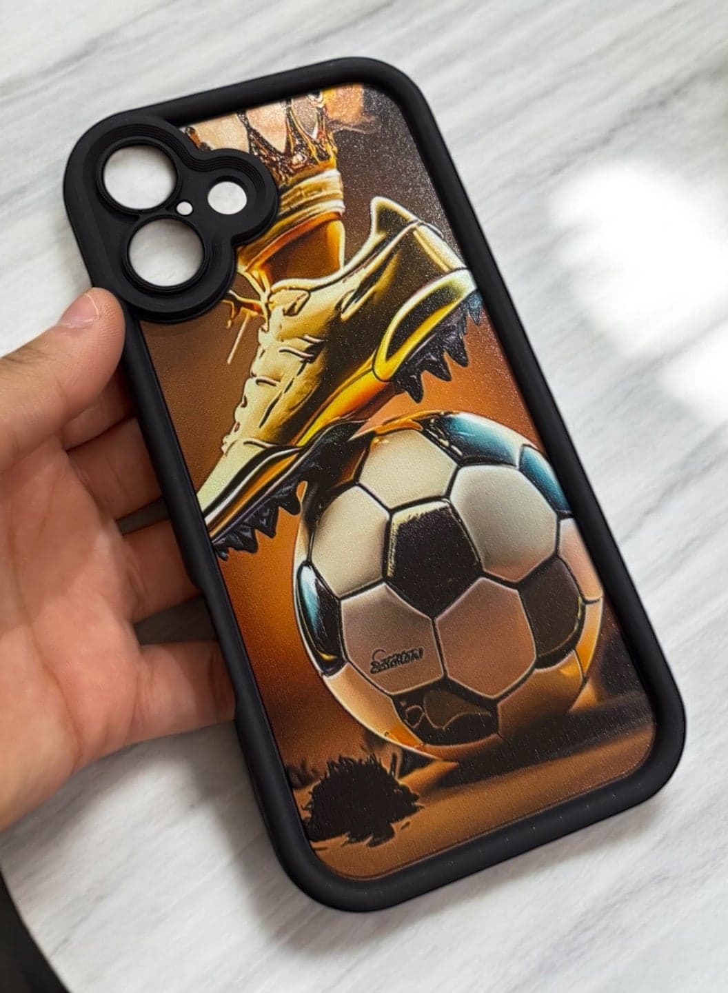 Elegant Cover Case For Iphone 16 Plus Anti Slip Trendy Geometric Design