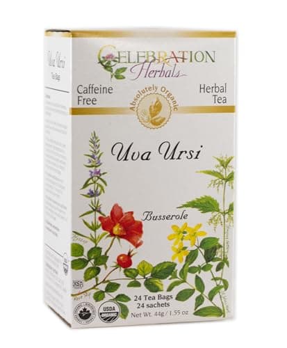 CELEBRATION HERBALS Uva Ursi Tea Organic 24 Bag, 0.02 Pound