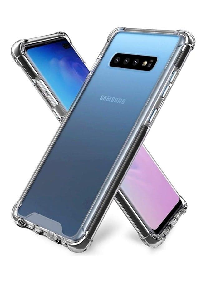 Case for Samsung S10 Plus Case Cover Clear Back Air Cushion Soft Silicone Shockproof Anti-Scratch Protective Bumper Shell Corner for Samsung S10 Plus Clear