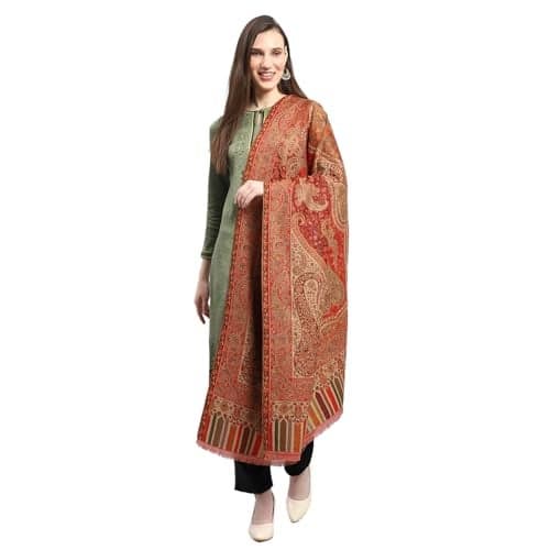 Monte Carlo Womens Self Design Multi Color Shawl (224SHW6901-0-40)