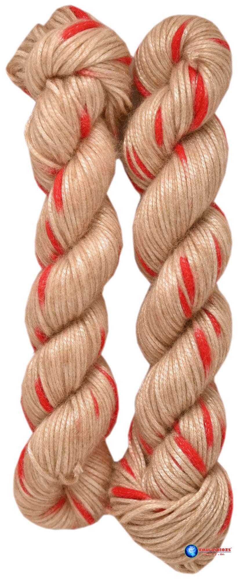 Ganga Flite Joy Hand Knitting Yarn (Multicolor_FATP058) (Hanks-450gram), Acrylic