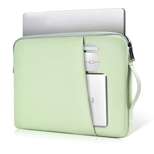 13 Inch Laptop Sleeve for Apple 2025 MacBook Air 13-inch Laptop with M4 chip A3240, MacBook Air 13.6-inch Carrying Case, Green