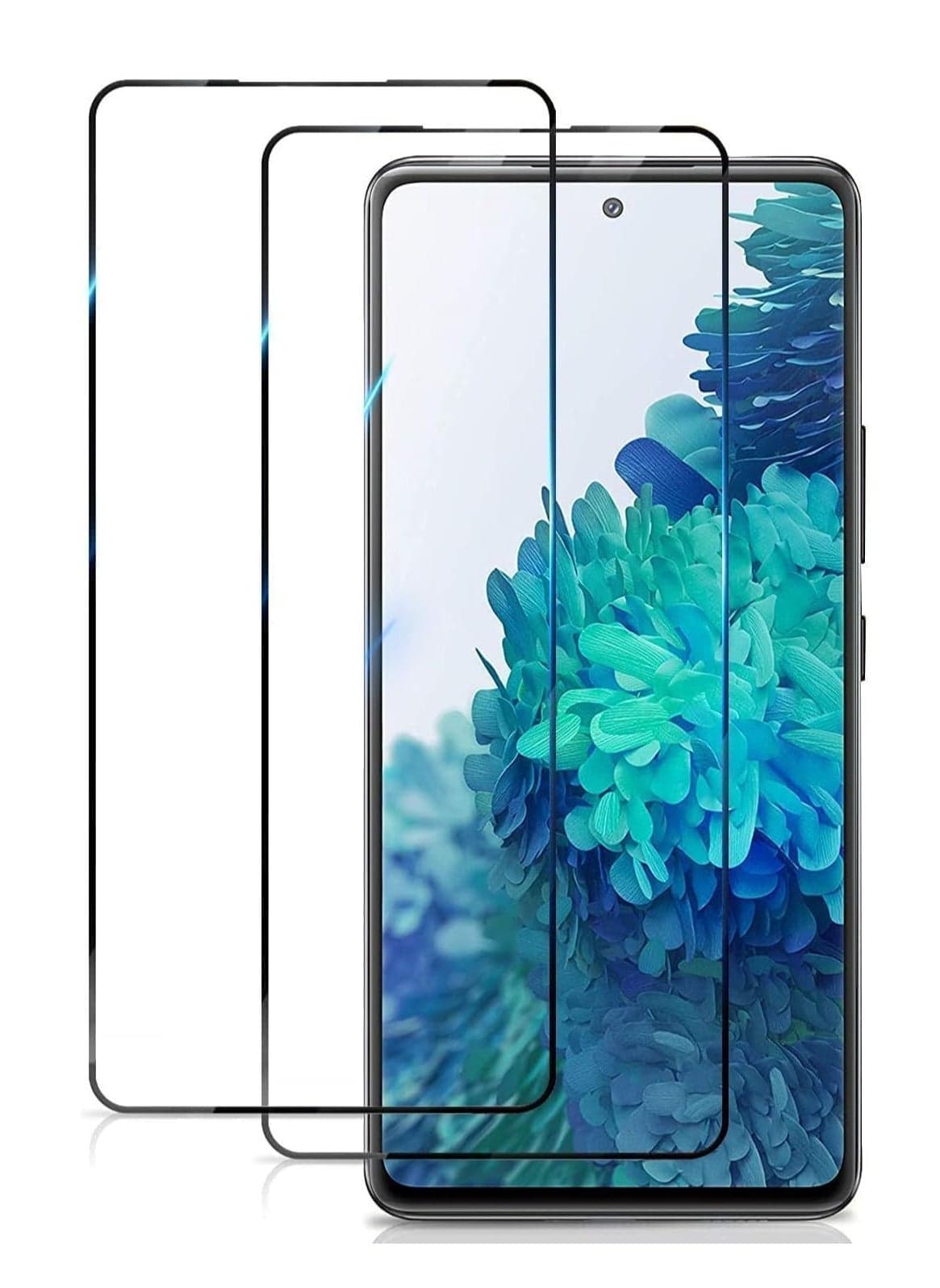 2 Pack 5D Clear Tempered Glass Screen Protector for Samsung Galaxy – Ultra HD Full Edge-to-Edge Coverage, 9H Hardness, Anti-Scratch, Bubble-Free, Case-Friendly, Easy Installation, Screen Guard for Samsung Smartphones SAMSUNG S23