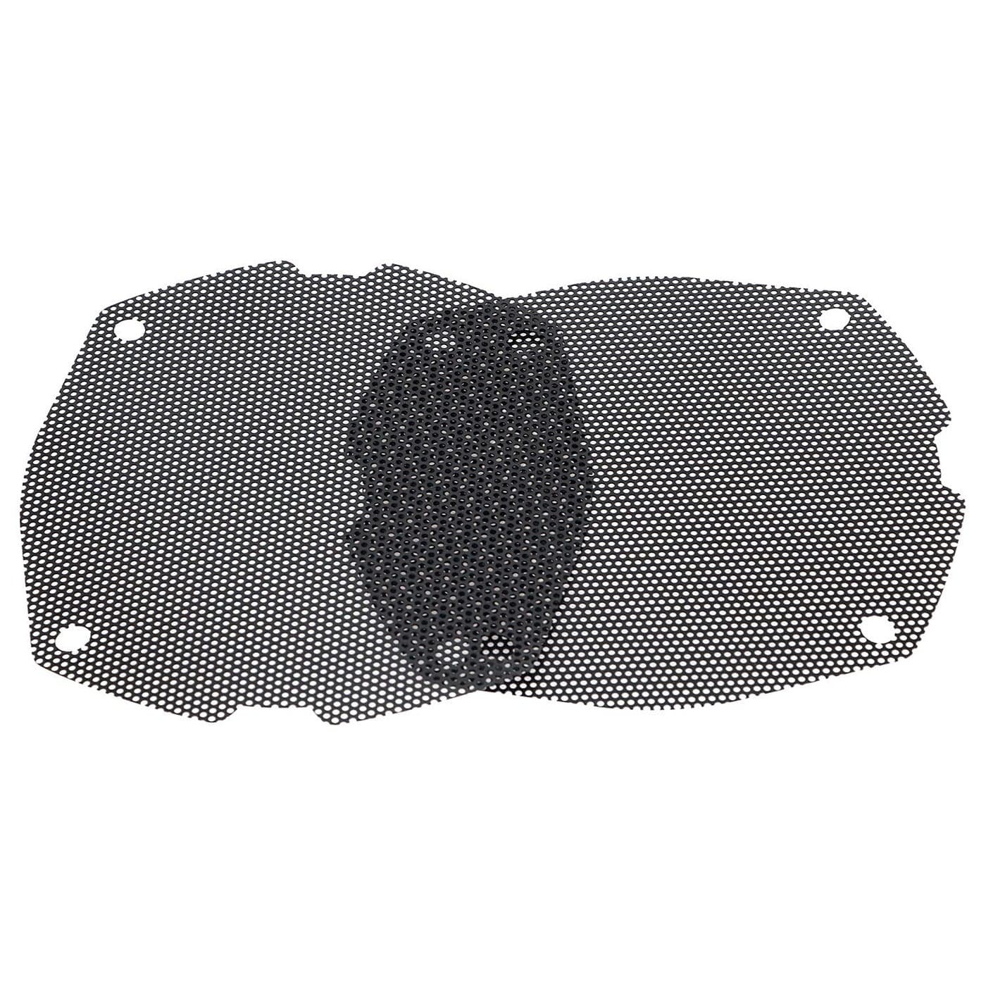 XMMT Replacement Front Mesh Speaker Grill Cover panels for Harley Touring Electra Glide FLHT Street Glide FLHX Ultra Limited 19962013