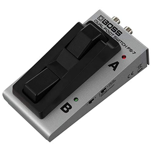 BOSS FS7 Compact Dual Footswitch for Momentary and ONOFF control of your Musical Instrument FX More Switch Functions with your Foot Compatible with Guitar Keyboard BOSSRoland Amps More