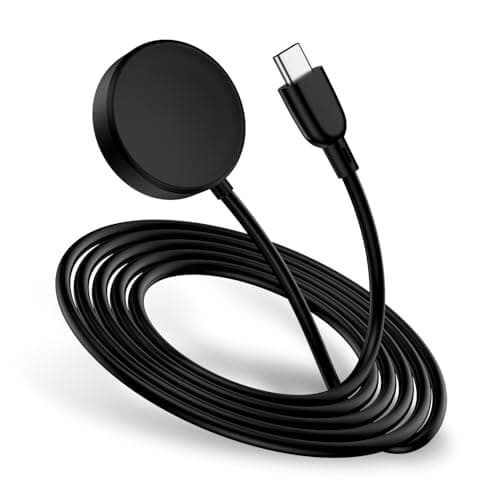 USB C Samsung Watch Charger Fast Charging for Samsung Galaxy Watch 88 Classic76 Classic65 Pro544 Classic3Active 2Active 1 Magnetic Wireless Galaxy Charger Pad with 3FT Type C Cable Cord