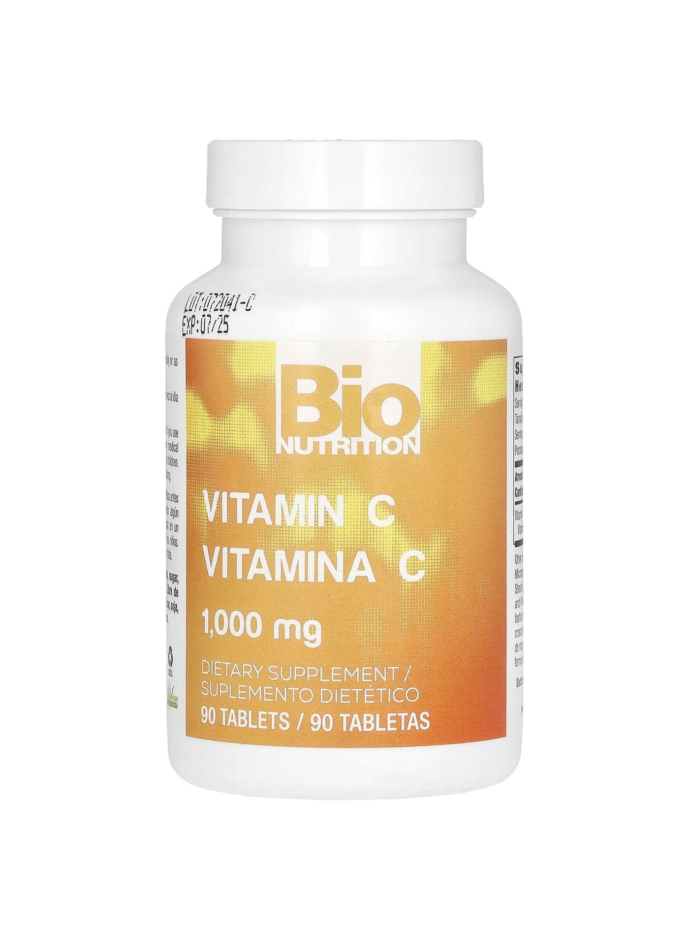 Vitamin C, 90 Tablets (1,000 mg per Tablet)