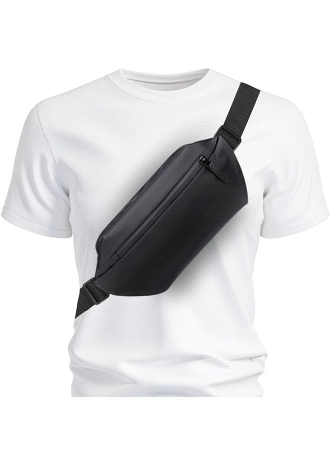 Sling Bag Men's Shoulder Bag Casual Sports Fashion Women's and Men's Running Waist Bag Crossbody Waist Bag