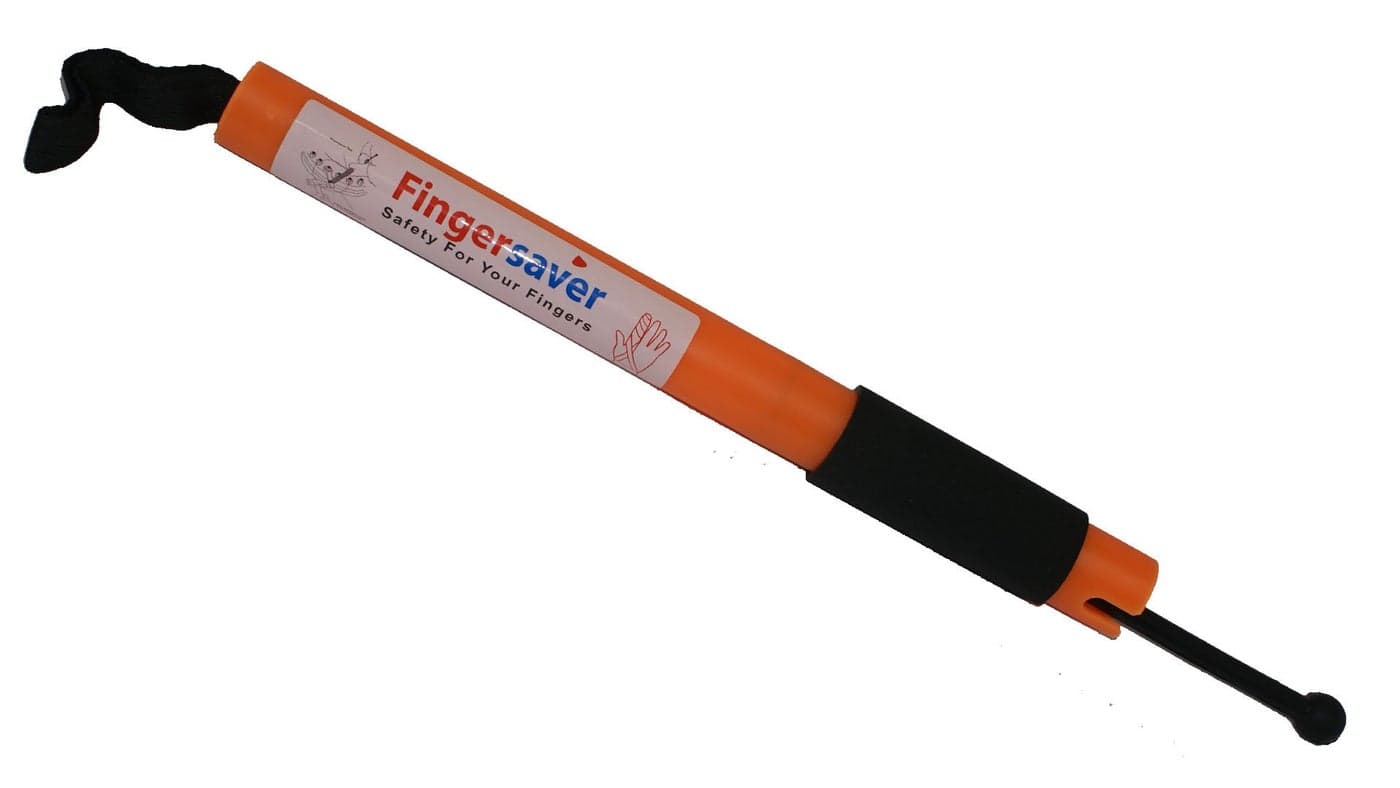 Sterling Seal & Supply, Inc. (STCC) K000102009-1 Finger Saver Safety, Small/14.75"" x 1.5"" x 1.5"", Orange/Black"