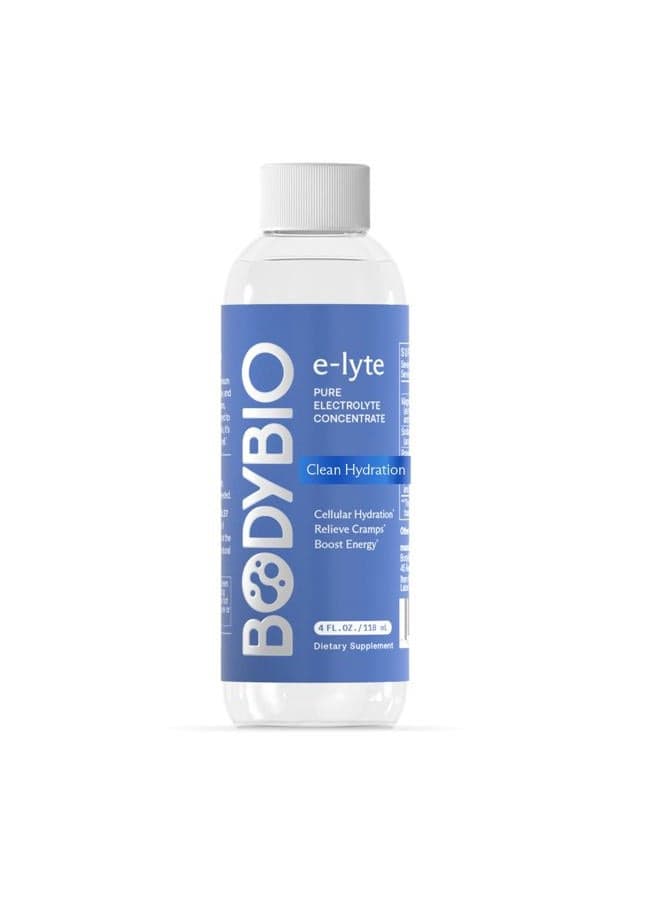 e-Lyte - Liquid Electrolyte Concentrate for Clean Hydration, Energy & Cramp Relief - No Sugar, No Artificial Flavors, No Fillers, Keto Friendly