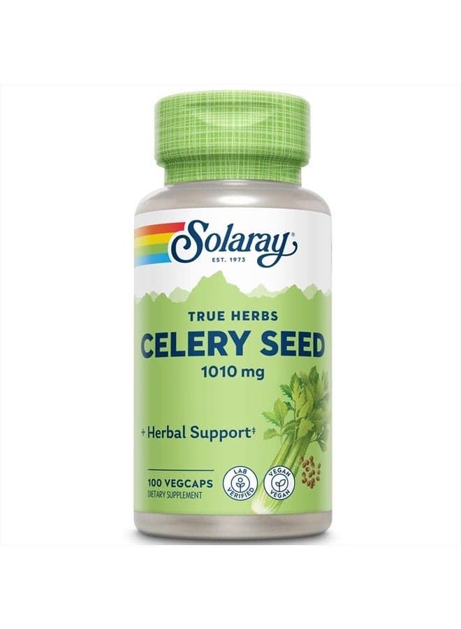 Solaray Celery Seed, 505mg, 100 Vegetarian Capsules