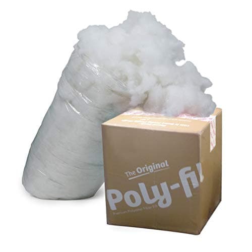 Fairfield The Original Poly-Fil, Premium Polyester Fiber Fill, Soft Pillow Stuffing, Stuffing for Stuffed Animals, Toys, Cloud Decorations, and More, Machine-Washable Poly-Fil Fiber Fill, 6.5 lbs. Box