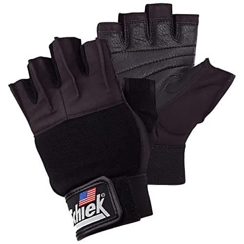 Schiek Sports 520 Womens Gloves Fingerless Weightlifting Gloves for Women Black XSmall