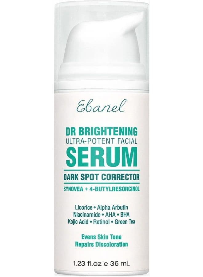 Dark Spot Remover for Face Peel Skin Lightening Brightening Serum Melasma Hyperpigmentation Treatment, Sun Spot Age Spot Freckle Remover, Synovea, 4-Butylresorcinol, Niacinamide, Kojic Acid