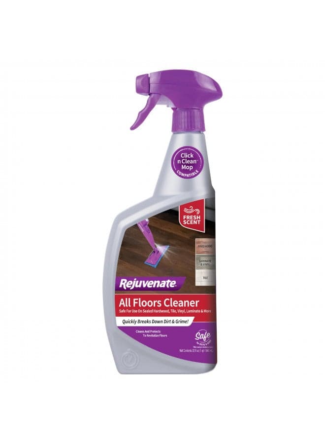 Rejuvenate High Performance All-Floors and Hardwood No Bucket Needed Floor Cleaner Powerful PH Balanced Shine with Shine Booster Technology Low VOC Best in Class Products 32oz