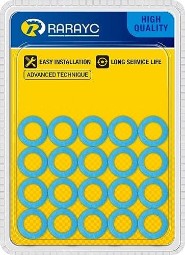 20 Pcs Drain Screw Gasket Marine Lower Unit Seal Compatible with Most NonJapanese MercuryMariner Outboards and All Mercruiser