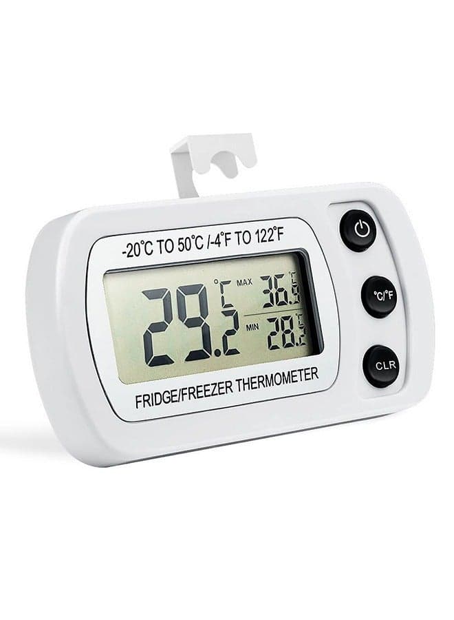 Digital Refrigerator Freezer Thermometer,Max/Min Record Function with Large LCD Display