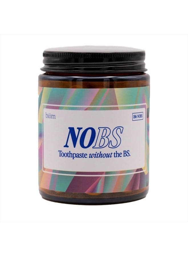 NOBS Toothpaste Tablets - Nano Hydroxyapatite, Flouride & Plastic Free, Eco & Travel Friendly - Remineralize with NHA (3 Month)