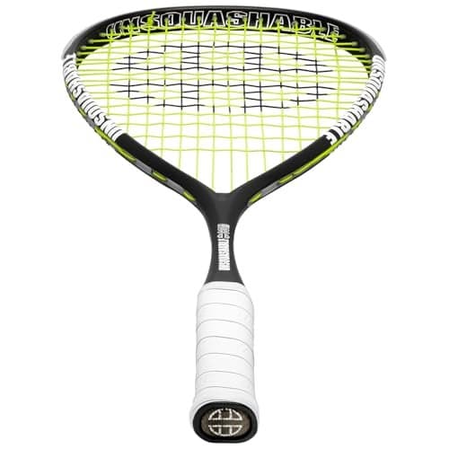 UNSQUASHABLE Y-TEC 125 Squash Racket – Super Light Weight Squash Rackets 125g for Outstanding Pro-Player Power