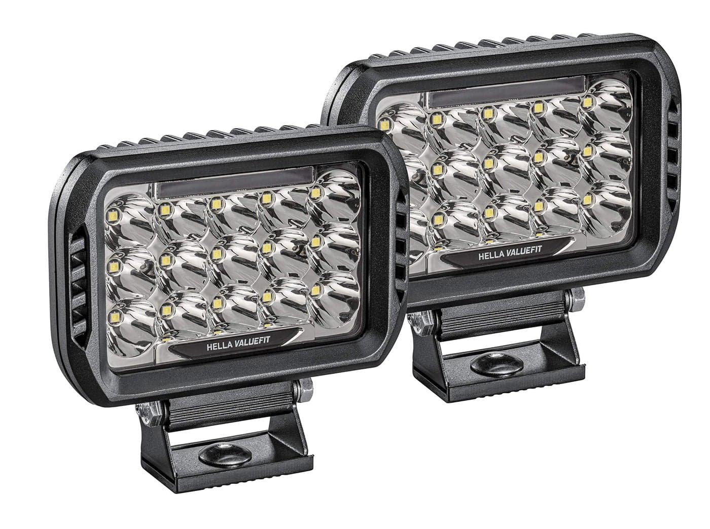 Hella ValueFit 450 LED Series LED Driving Lamp Kit Universal OffRoad Light for Pickup Trucks ATV SUV 4x4 Jeep Tractors 358154051