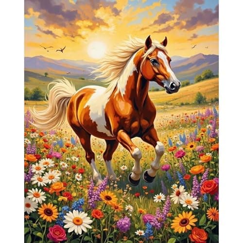 Arttoplus Horse Paint by Numbers Kit for Adults BeginnerAdult Paint by Number Kits on Canvas DIY Acrylic Oil Painting by Numbers for Adults for Gift Home Wall Decor16x20inch