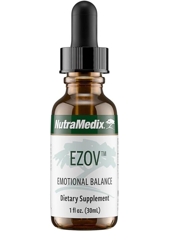 NutraMedix Ezov Hyssop Plant Drops - Liquid Supplement for Stress Management, Relaxation, Antioxidant Support & Gut Health - Liquid Herb Extract for Mood & Emotional Support (1oz / 30ml)