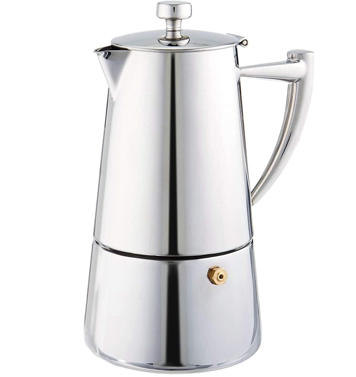 Cuisinox Roma 4cup Stainless Steel Stovetop Moka Espresso Maker