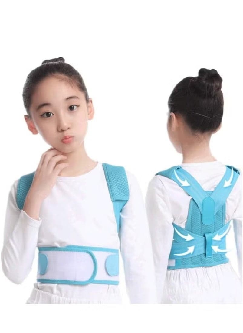 Back Support Trainer For Children,Back Straightener Shoulder Support For Kids Posture Corrector Breathable Durable Comfortable