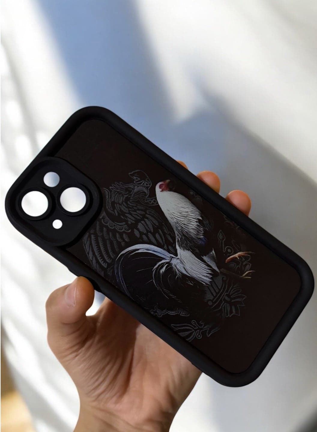 Elegant Cover Case For Iphone 15 Anti Slip Trendy Geometric Design