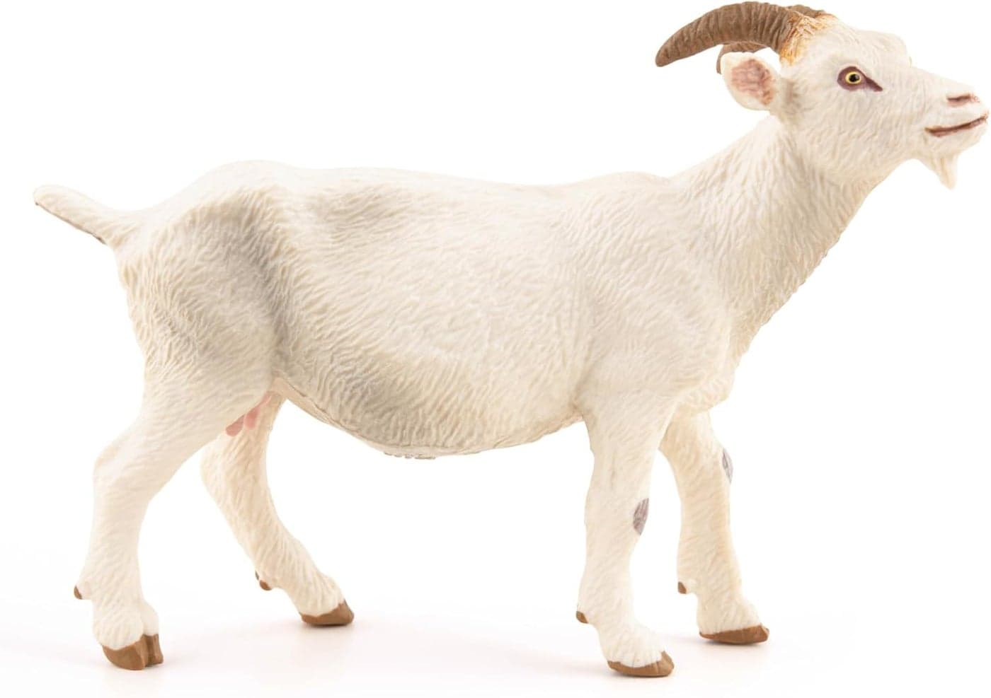 Papo Realistic White Goat Figure Ages 3 Farm Life Collection Educational Play Farm Animals Gift Idea Toy for Girls and Boys