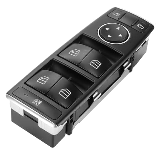 Front Left Driver Side Master Power Window Switch - Compatible for Mercedes-Benz GLE350 / GLE400 / GLE550e / B250e 2016-2017 for Mercedes-Benz GLA45 AMG / GLA250 2015-2017 - Replace Part 1669054300