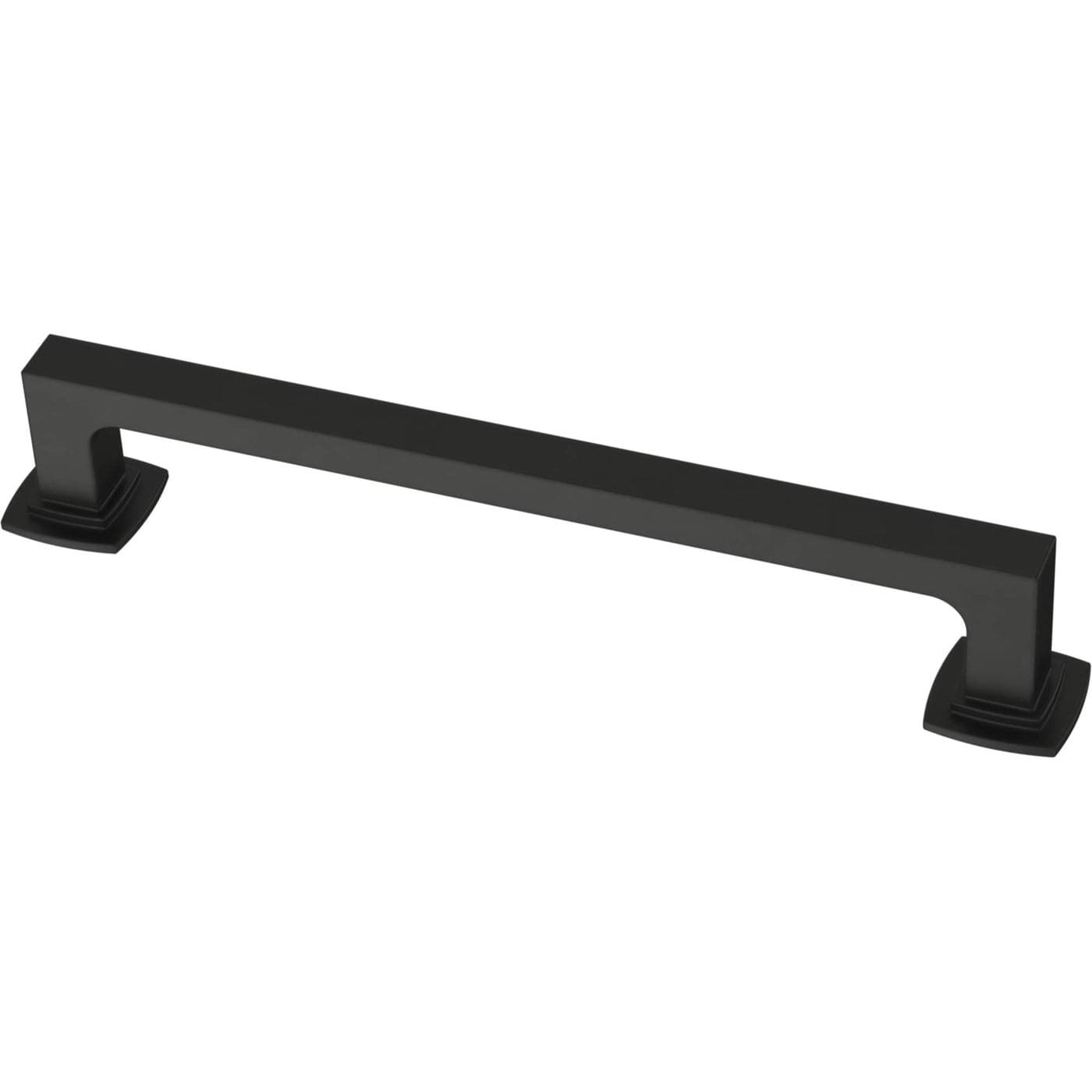 Franklin Brass Parow 1Pack Cabinet Handles 6516 Hole Center Matte Black Kitchen Drawer Pulls Dresser Furniture Hardware P41772KFBC