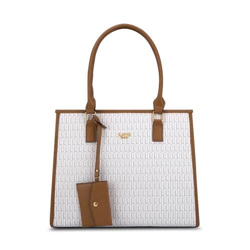 Lavie Luxe Women's Quad25 Pro Laptop Handbag for Women | Fits Upto 11 Inch Laptop | Laptop Bag for Work | Ladies purse | Stylish Shoulder Bag | Gift For Women