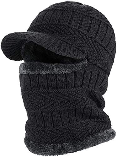 Krystle Unisex Acrylic Cap (Kry/Boy/Attch/Mon/Neck/wmer/Visr/BLK_Black_Free Size)