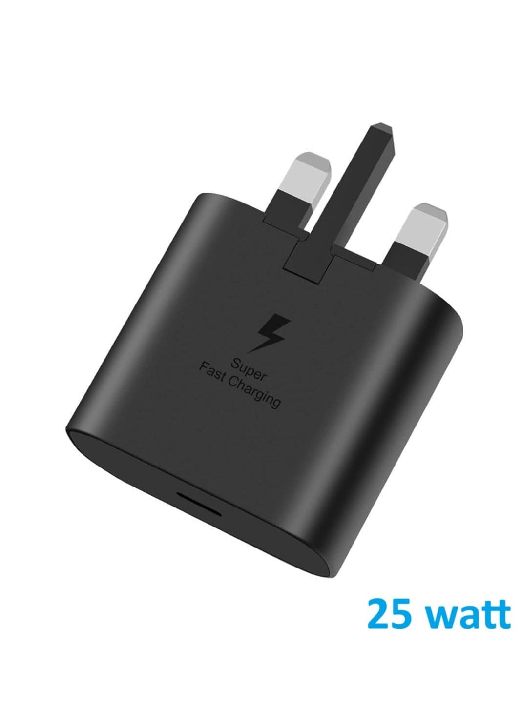 25W Super Fast Charger Type C for Samsung Galaxy S24, S23, S22, S22 Ultra, S22+, S21, S20, A15, A25, A35, A55 5G, A05, A54, A53, A34, A32 TAB, Without Cable