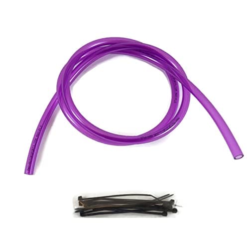 4 x 14 ID 64mm x 38 OD Fuel Hose Line Mx ATV Dirtbike Clear Bright Purple