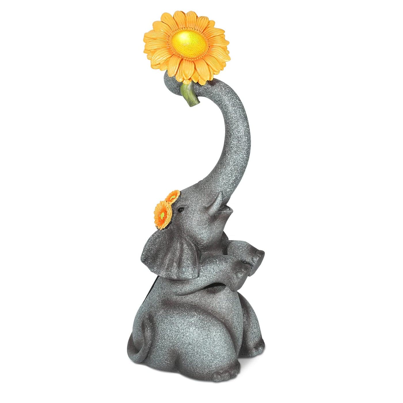 Elephant Sunflower Garden Decor 143 Solar Large Garden Statue Outdoor Yard Decor Gifts for Mom Grandma