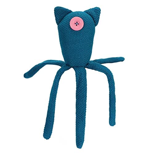 ASVP Shop Coraline Crocheted One Eyed Octopus Doll Bright Turquoise