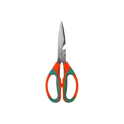 Ocean Mart Gardening and Household Scissors - 1 PC (Stainless-steel) | Ergonomic Handle | Comfort Grip | Durable Blades | Multipurpose Kitchen, Fabric, Crafts and Garden Scissors